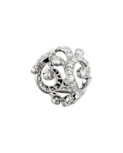 Cartier White Platinum 4.75 Ct. Tw. Diamond Boudoir Ring (Authentic Pre-Owned)