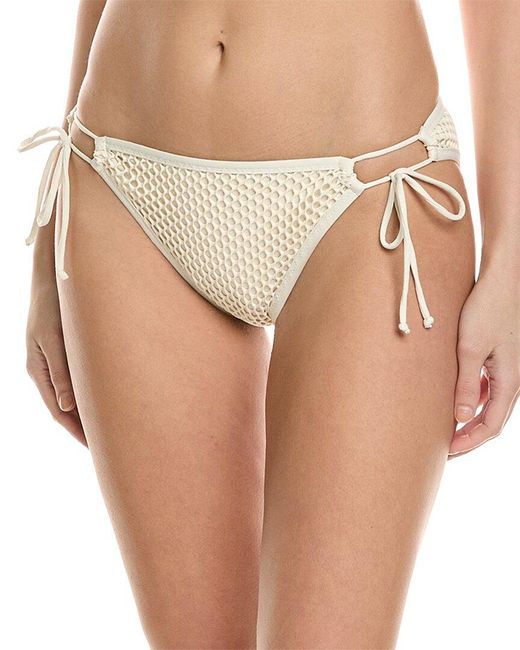 Robin Piccone Natural Pua Side Tie Bottom