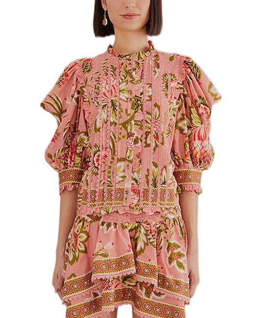 Farm Rio Red Blouse