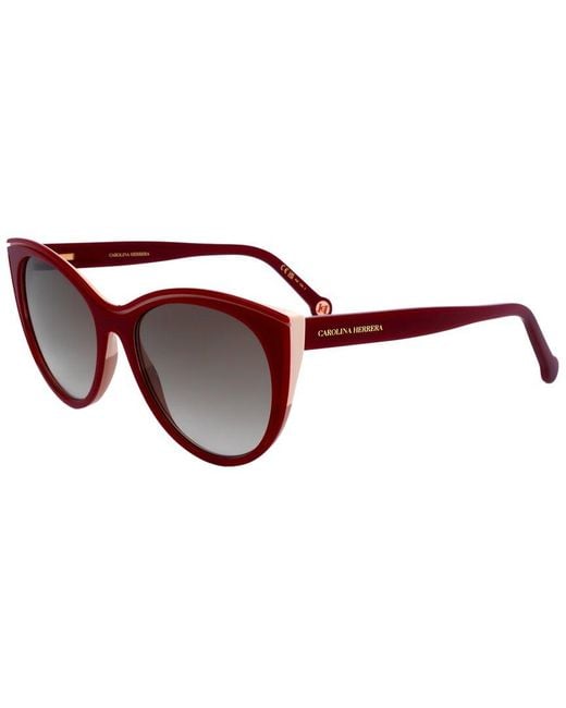 Carolina Herrera Red Her0142 56Mm Sunglasses
