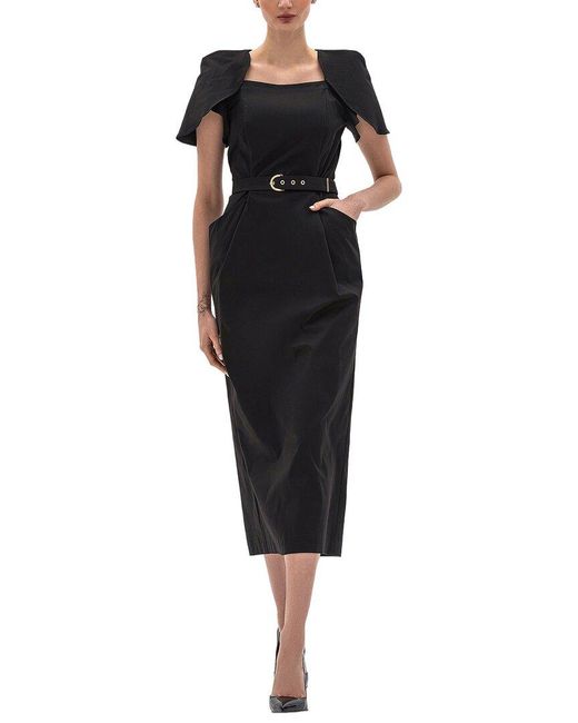 BGL Black Midi Dress