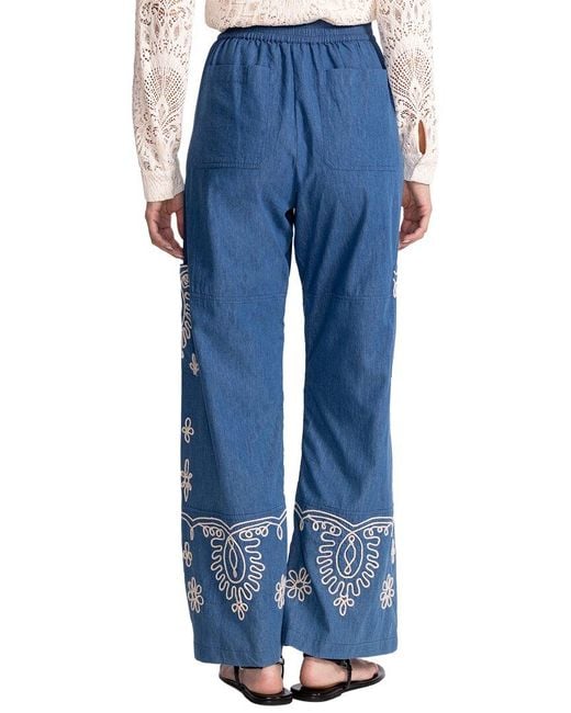 Johnny Was Blue Pieter Pant