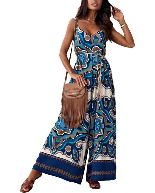 Vincent Blue Jumpsuit