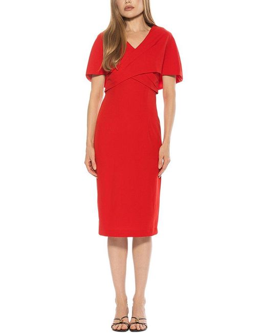 Alexia Admor Red Noor Sheath Dress