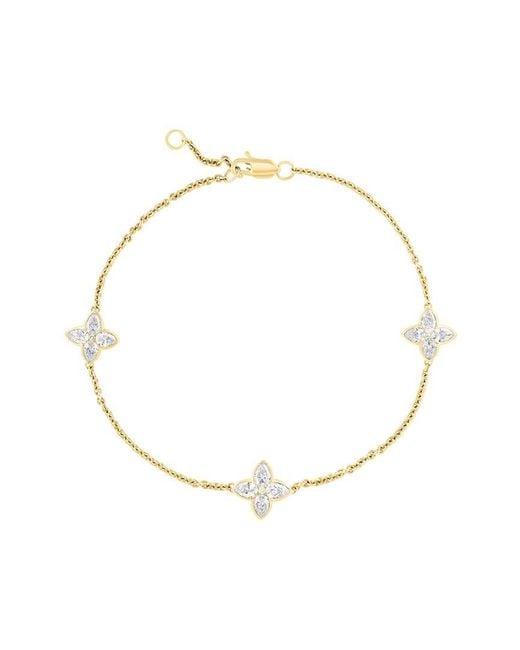 Effy Fine Jewelry Metallic 14K 1.01 Ct. Tw. Lab-Grown Diamond Bracelet