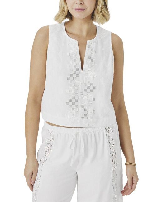 Splendid White Kenzie Tank
