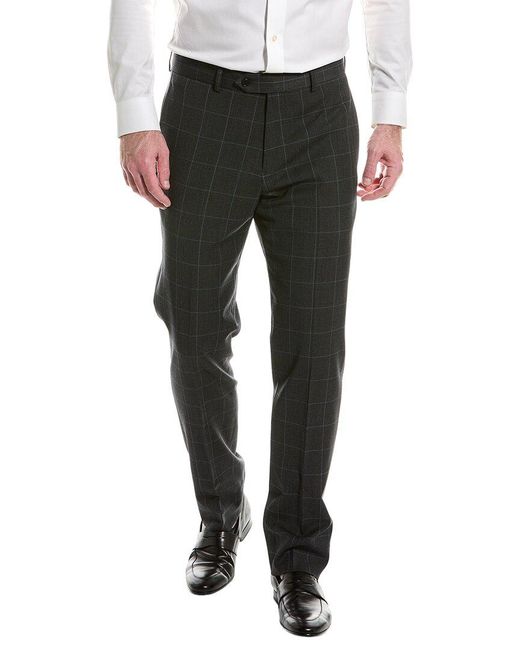 Brooks Brothers Black Classic Fit Wool-blend Suit Pant for men