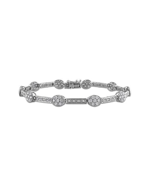 Rina Limor White 14K 1.71 Ct. Tw. Diamond Station Bracelet