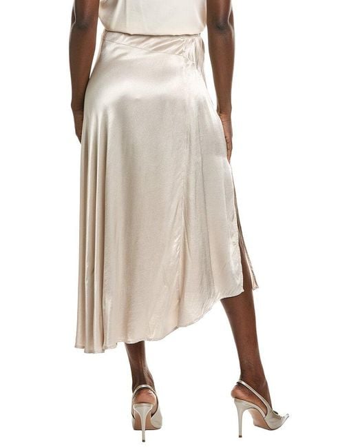 Michael Stars Natural Desi Asymmetrical Midi Skirt