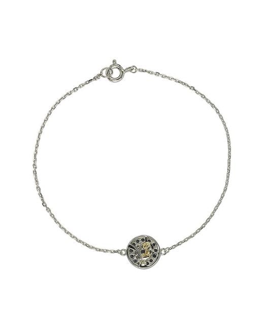 Suzy Levian Metallic 0.27 Ct. Tw. Gemstone Bracelet
