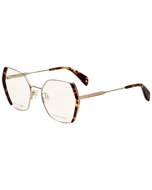 Rag & Bone Metallic 53Mm Optical Frames