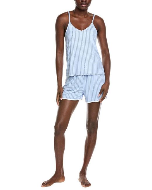 Tommy Hilfiger Blue 2Pc Cami & Boxer Set