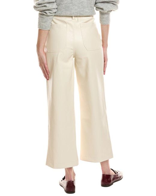 Vince Camuto Natural Cropped Front Pocket Pant