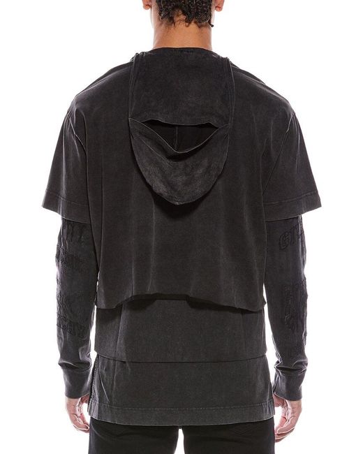 Givenchy Black Layered Graphic T-Shirt for men