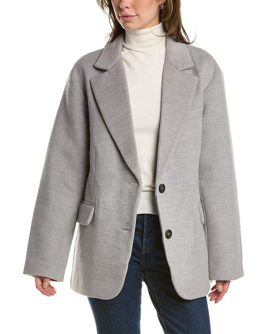 Apparis Gray Celine Oversized Blazer
