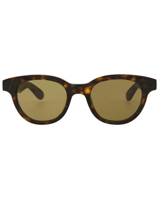 Alexander McQueen Brown Unisex Am0383s 145mm Sunglasses