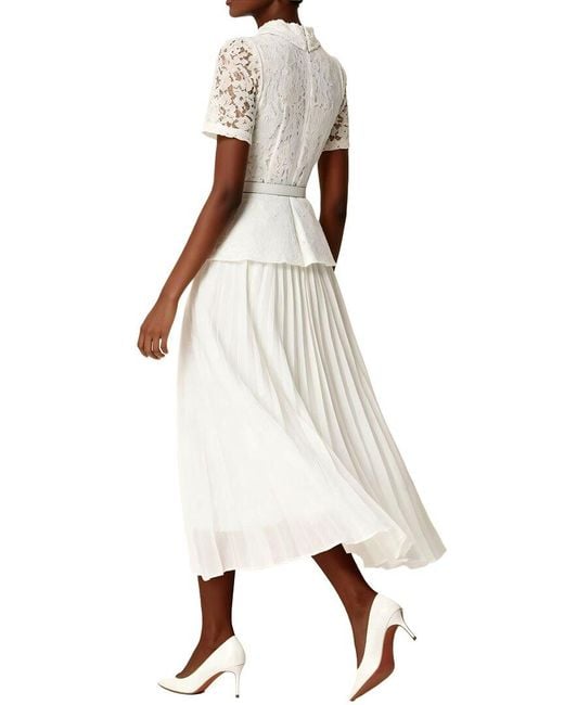 Linda Charm White Shirt Dress