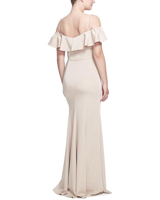Marchesa Natural Rivoli Dress