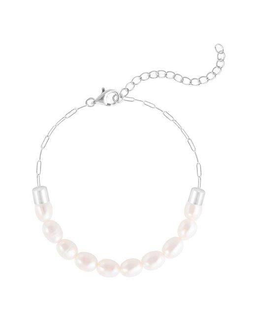 Splendid White 7.5-8Mm Pearl Bracelet