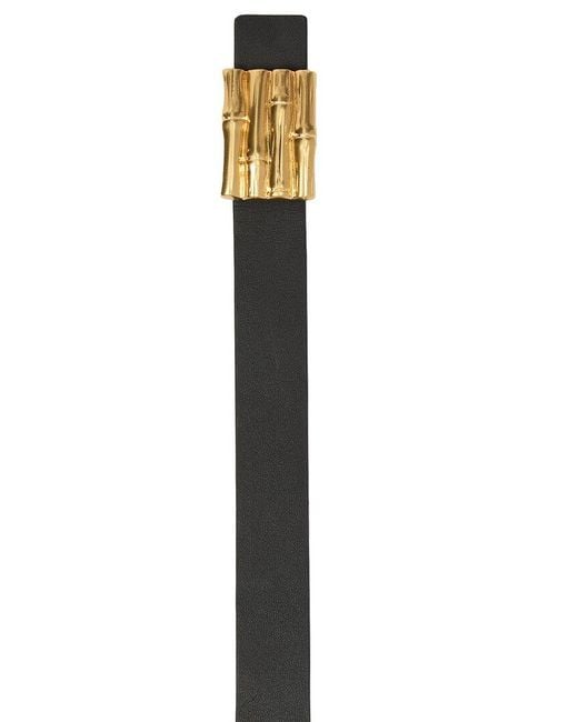 J.McLaughlin Black Lara Leather Belt