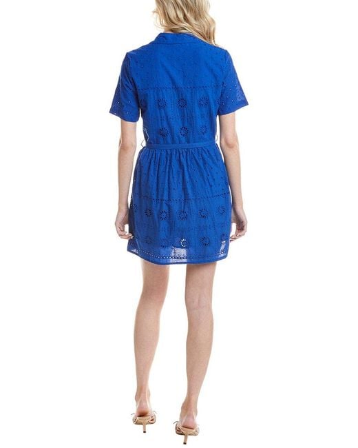 Estellina Blue Mini Dress