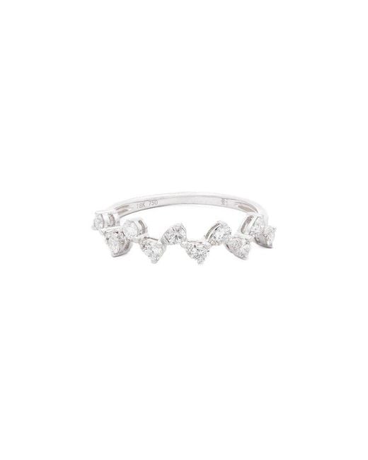 Maitre De Diamant White 18K 0.47 Ct. Tw. Diamond Zig Zag Ring