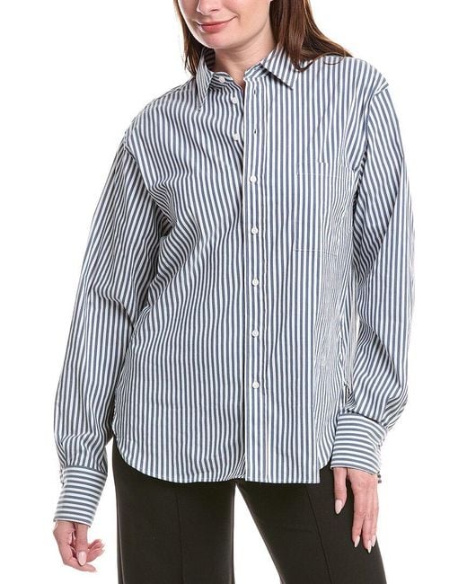 Boss Blue Saturday Stripe Shirt