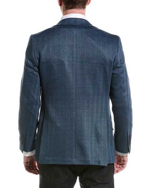Brooks Brothers Blue Linen-blend Blazer for men
