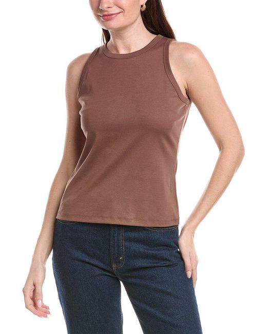 Lafayette 148 New York Blue Racerback Tank
