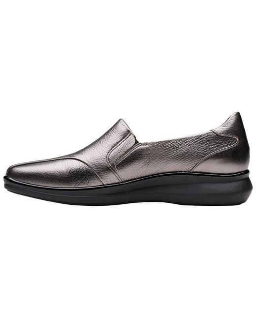 Clarks Black Lynell Edge Leather Loafer