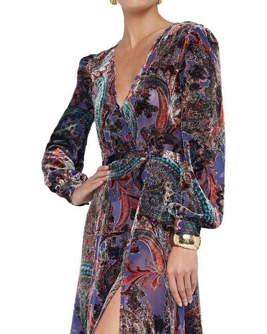 L'Agence Multicolor Lady Blouson Sleeve Bodysuit
