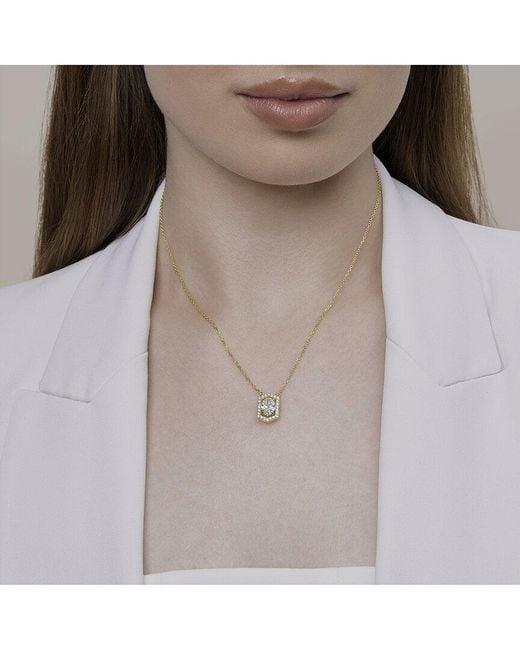 Lab Grown Diamonds Metallic 1.53 Ct. Tw. Lab-Grown Diamond Pendant Necklace