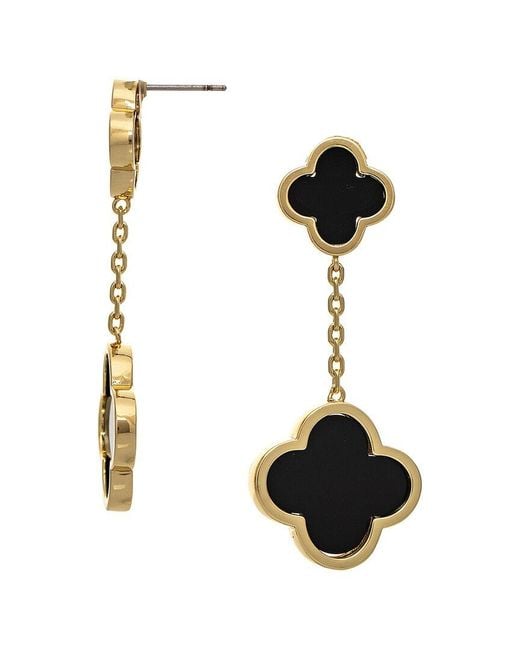 Rivka Friedman Black 18K Drop Earrings