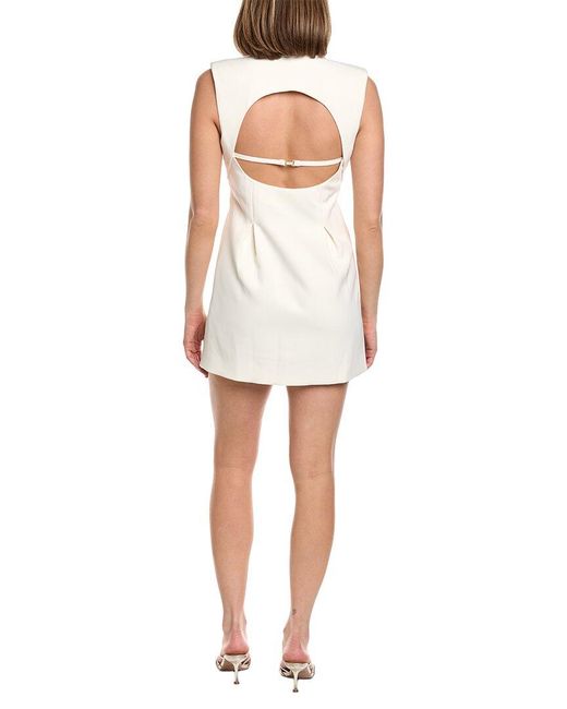 AMUR White Ava Cady Mini Dress