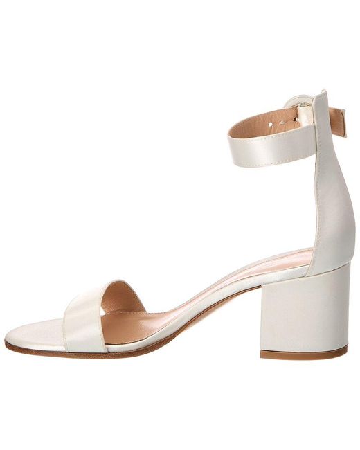 Gianvito Rossi Natural Versilia 60 Satin Sandal
