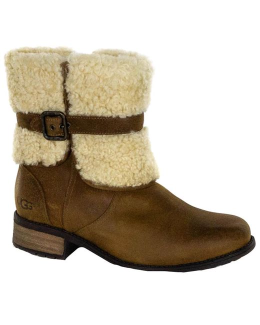 blayre ii shearling cuff suede boots