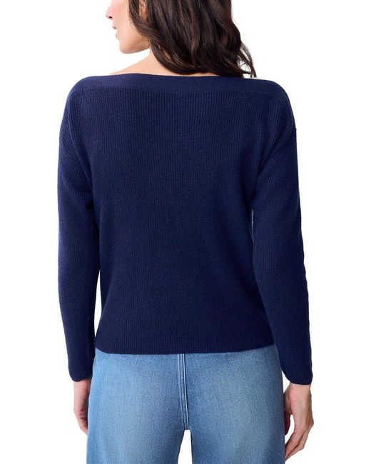 J.McLaughlin Blue Courcheval Cashmere Sweater