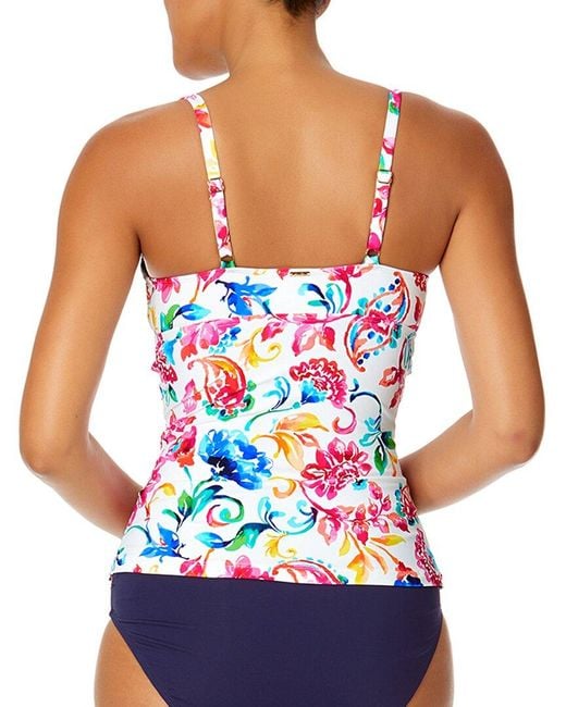 Anne Cole Blue Swim Tankini