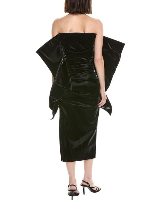Max Mara Black Sportmax Alacre Midi Dress