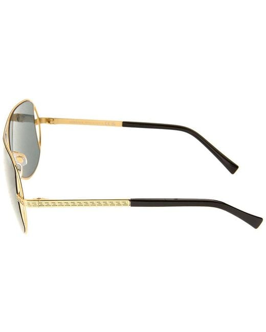 Versace Metallic 57mm Sunglasses