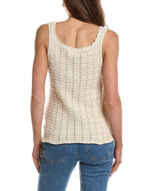 Ichi Blue Dotties Top