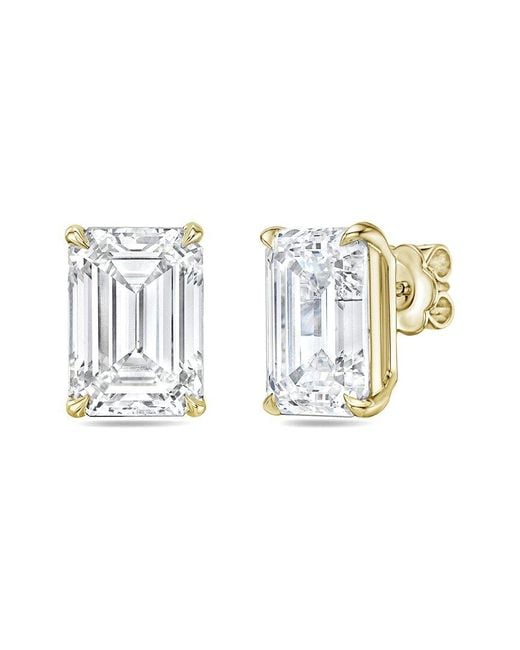 Diana M Metallic Diana M. 14K 6.00 Ct. Tw. Lab-Grown Diamond Earrings