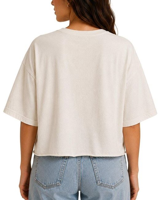 Prince Peter Gray Oversized Crop Top
