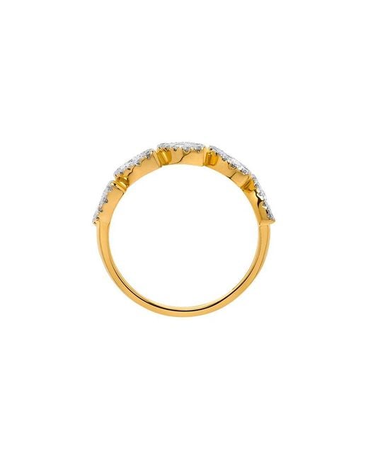 H.J. Namdar White 14K Two-Tone 0.40 Ct. Tw. Diamond Stackable Ring