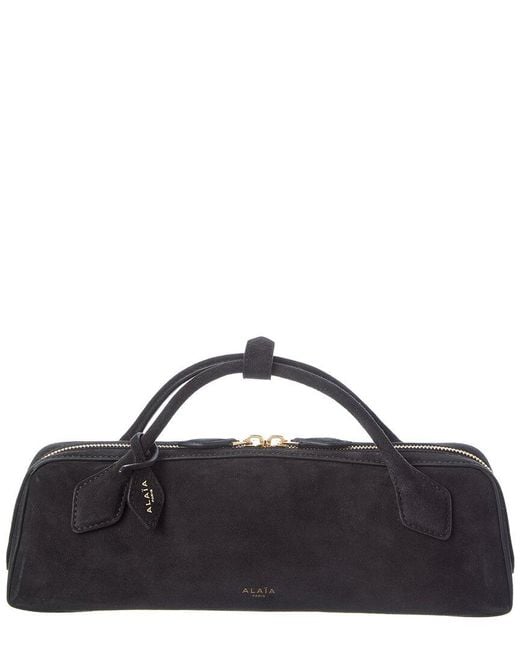 Alaïa Blue Alaïa Le Teckel Suede Clutch