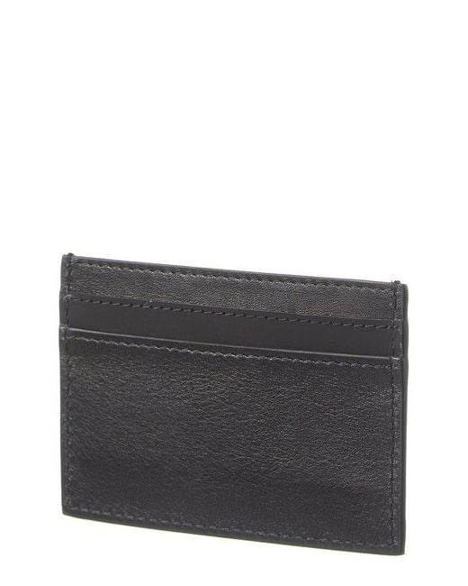 Moschino Black Leather Card Case