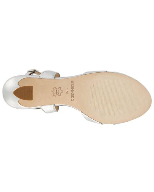 Bernardo Metallic Neera Leather Sandal