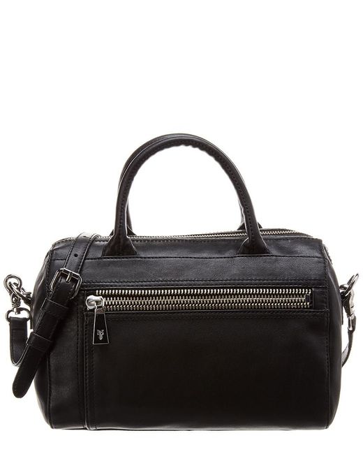 frye lena zip low black