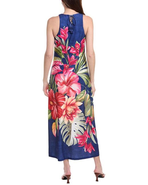 Tommy Bahama Red Jasmina La Botanica Maxi Dress