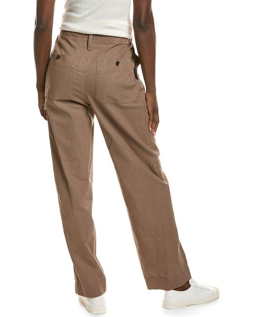 Vince Brown Tie-Front Pant